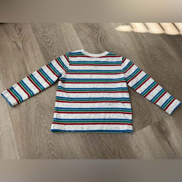 Okie Dokie 2T Striped Long Sleeve Tee Set – Green & Multicolor - Picture 9 of 9